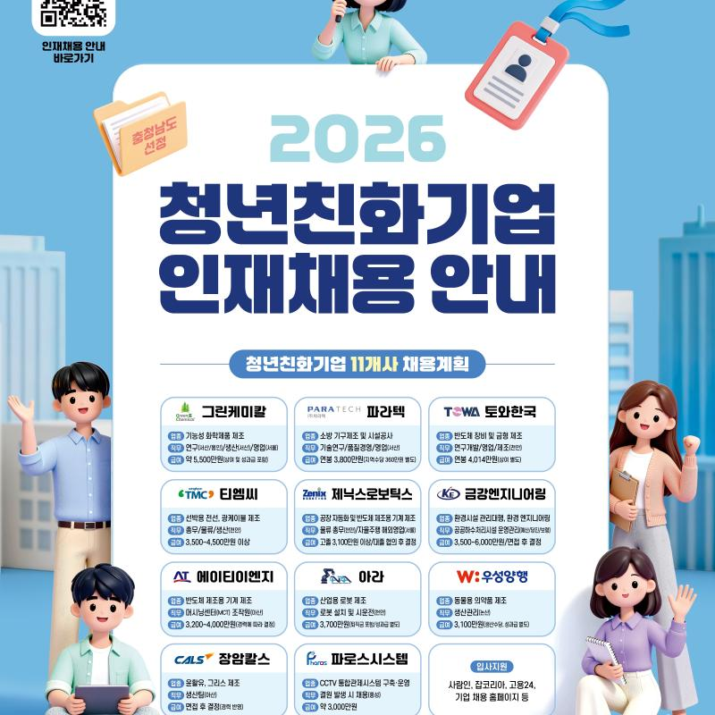2026 청년친화기업 채용